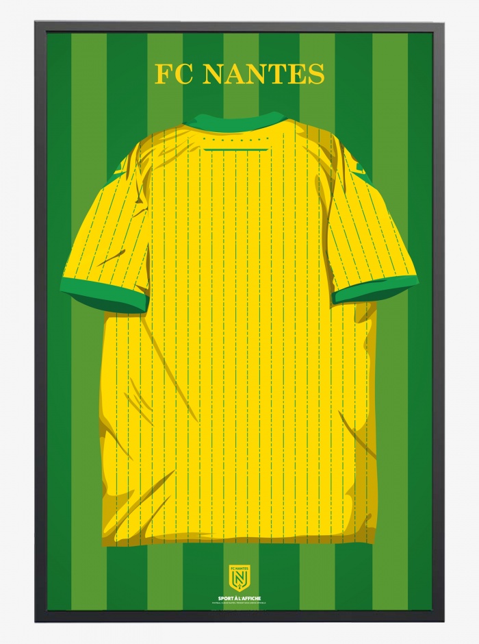 Illustration Maillot 25/26 Personnalisable 40X60