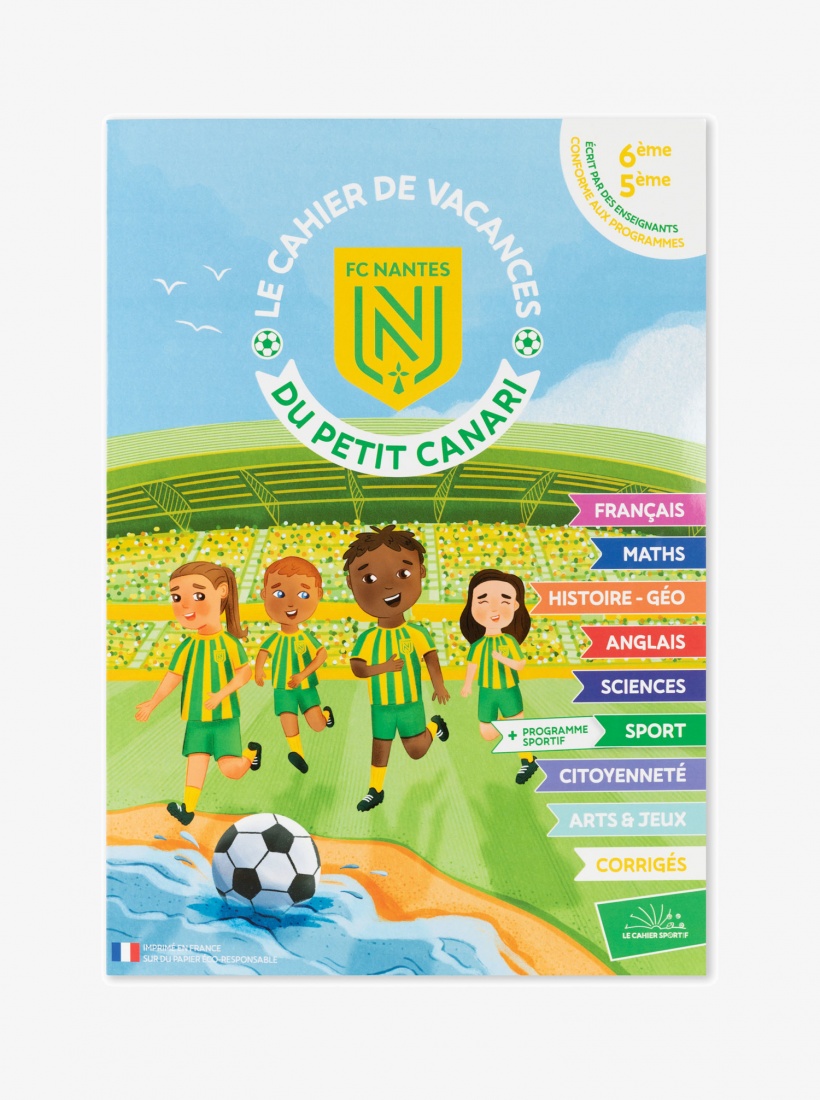 Cahier de Vacances FC Nantes 6ème/5ème