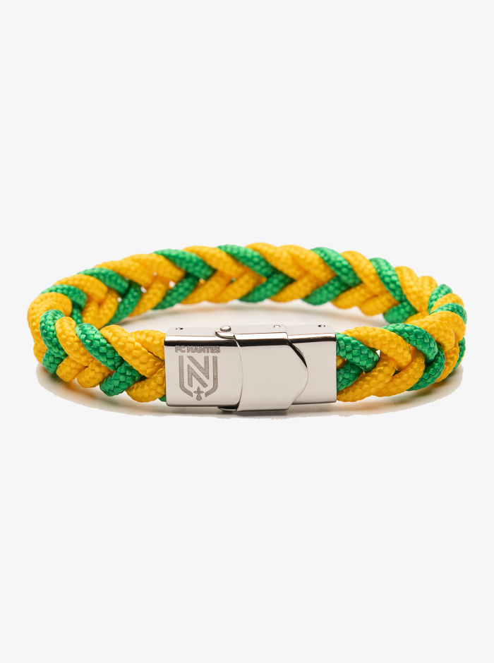 Bracelet Bicolore Homme 22cm FC Nantes