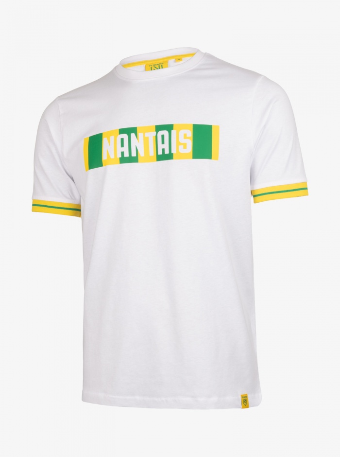 T-Shirt Rayures Blanc Junior FC NANTES 24/25