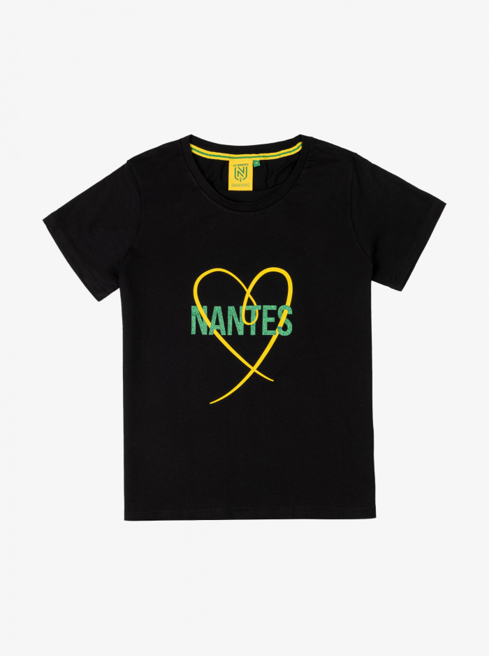 T-Shirt Nantes Noir Femme FC Nantes 22/23