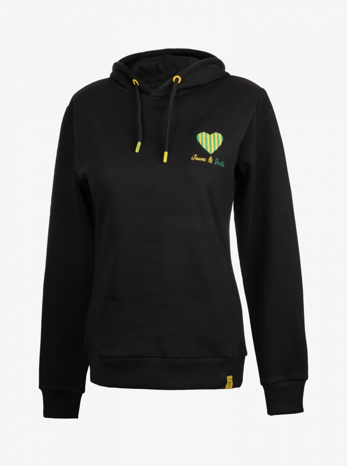 Hoodie Heart Noir Femme FC NANTES 24/25