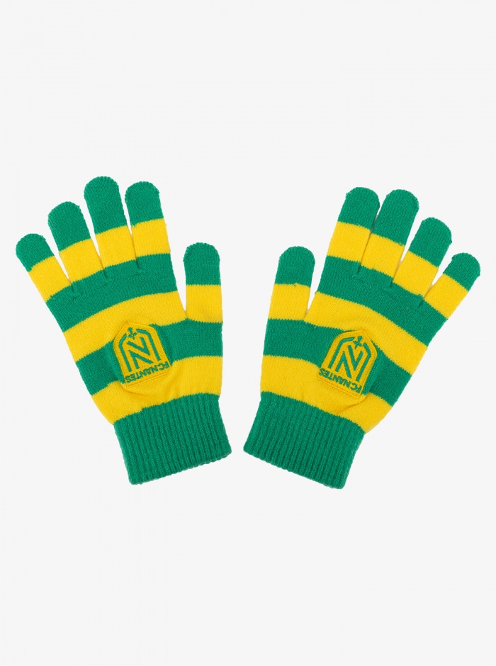 Gants Acryliques Jaune&Vert