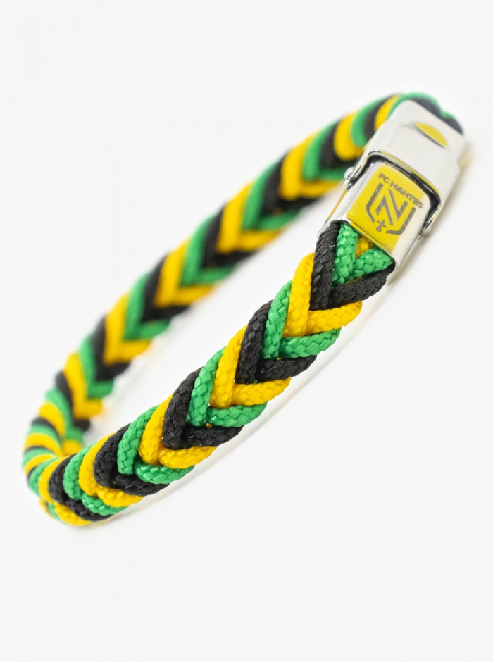 Bracelet Tressé Tricolore FC Nantes 24/25