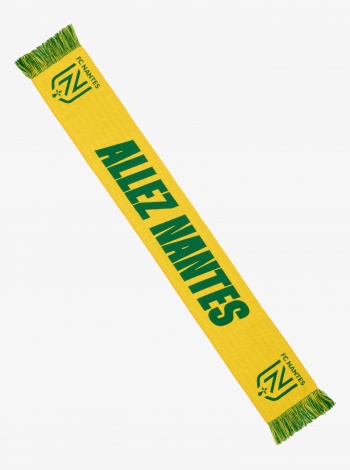 Echarpe Allez Nantes Slogan Tissée HD