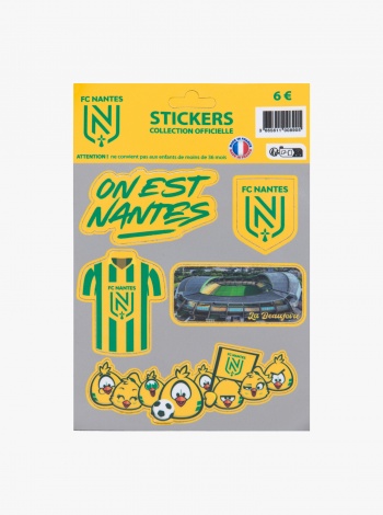 Planche Stickers FC Nantes