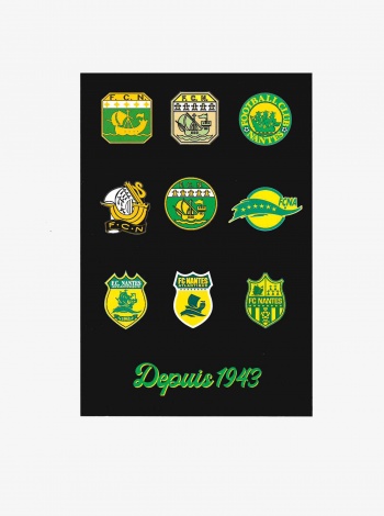 Carte Postales Logos FC Nantes