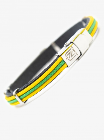 Bracelet Cuir Bicolore FC Nantes 24/25