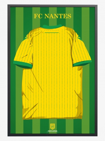 Illustration Maillot 25/26 Personnalisable 40X60