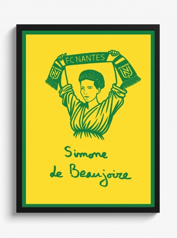 Illustration Simone de Beaujoire FC Nantes