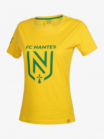 T-Shirt Logo Jaune Femme FC NANTES 24/25