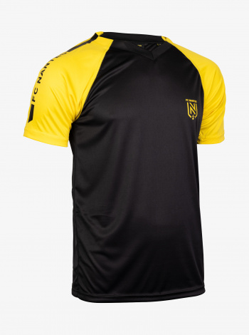 Maillot sweat training F.C NANTES KAPPA gris jaune shirt trikot L/S XL