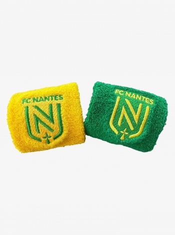 Poignet Eponge Logo FC Nantes (Lot de 2)