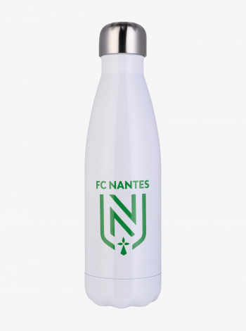 Gourde Isotherme Personnalisable Blanche FC Nantes