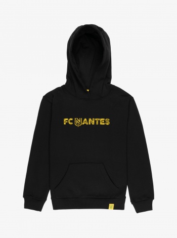 Hoodie Focus Noir Junior FC NANTES 24/25