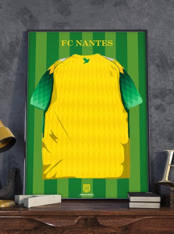 Illustration Maillot 25/26 Personnalisable 30X40