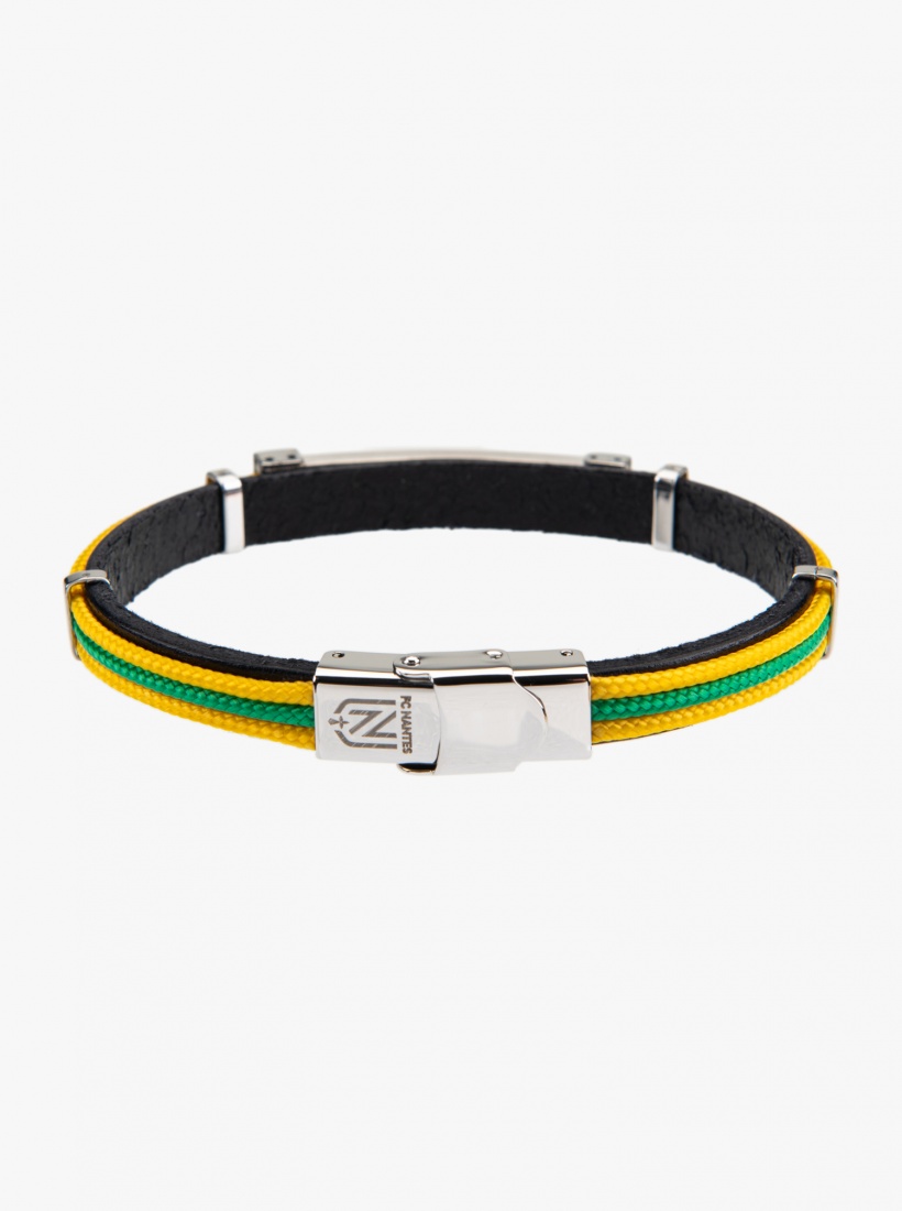 Bracelet Cuir Bicolore FC Nantes 24/25