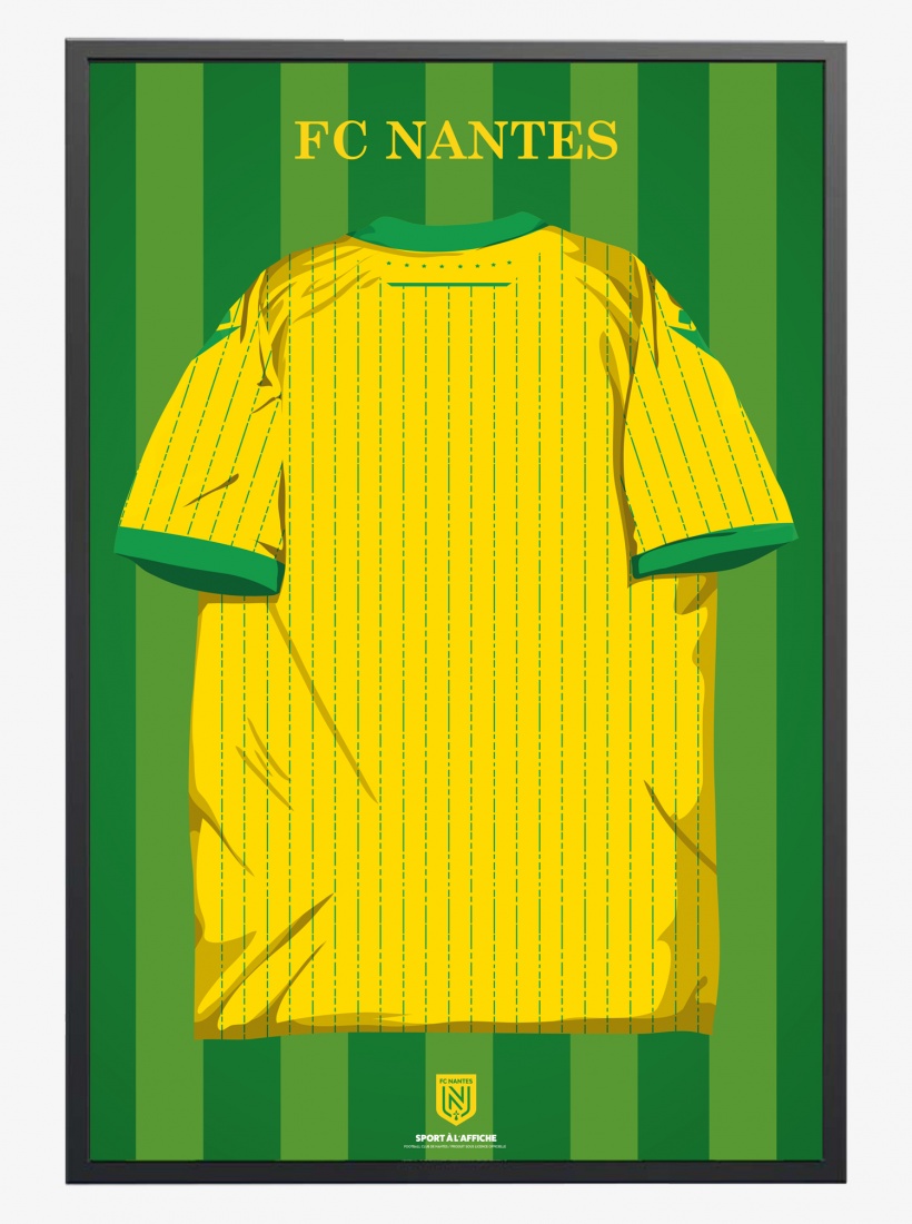 Illustration Maillot 25/26 Personnalisable 30X40