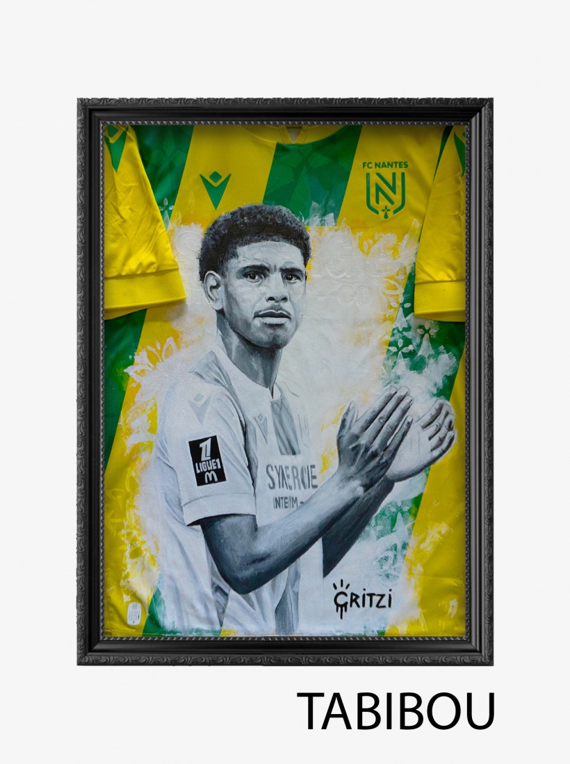 Poster Joueur Sur Maillot FC Nantes