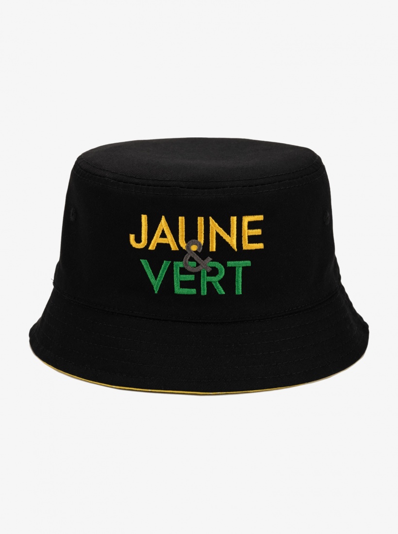 Bob Réversible Logo/Jaune&Vert