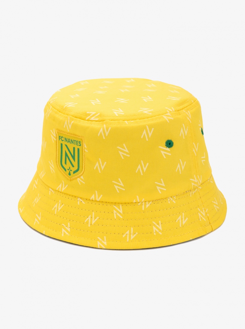 Bob Réversible Logo/Jaune&Vert