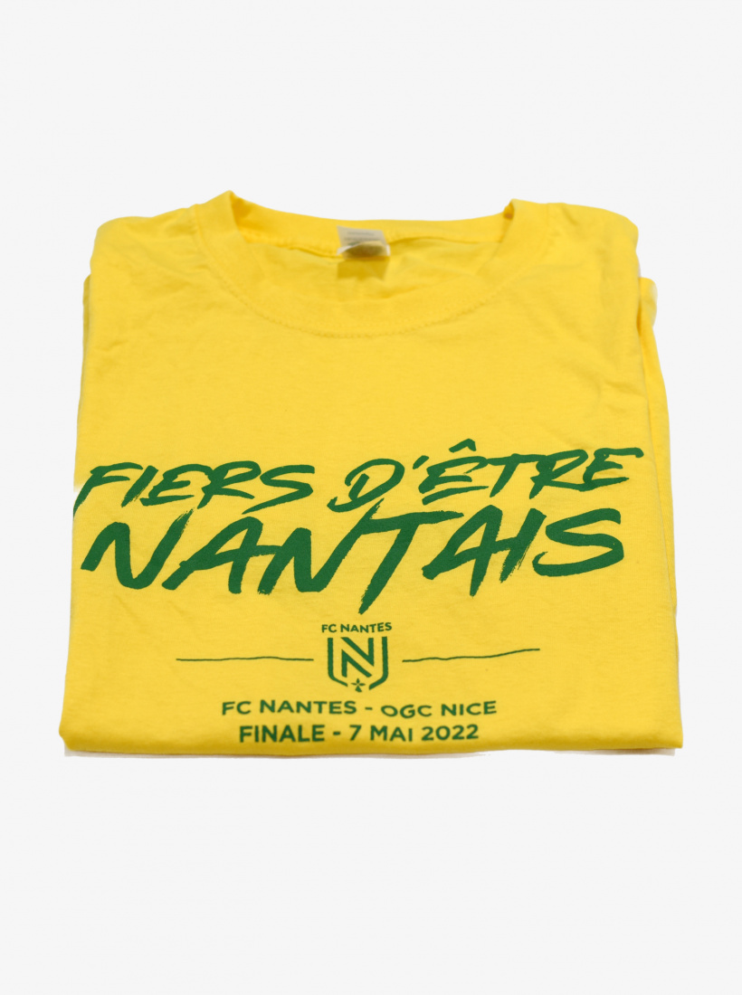 T-Shirt Finale FIERS D'ETRE NANTAIS Adulte
