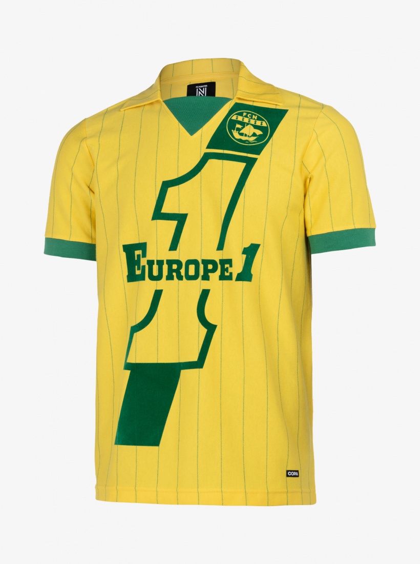 Maillot FC Nantes Vintage 82/83 Europe 1