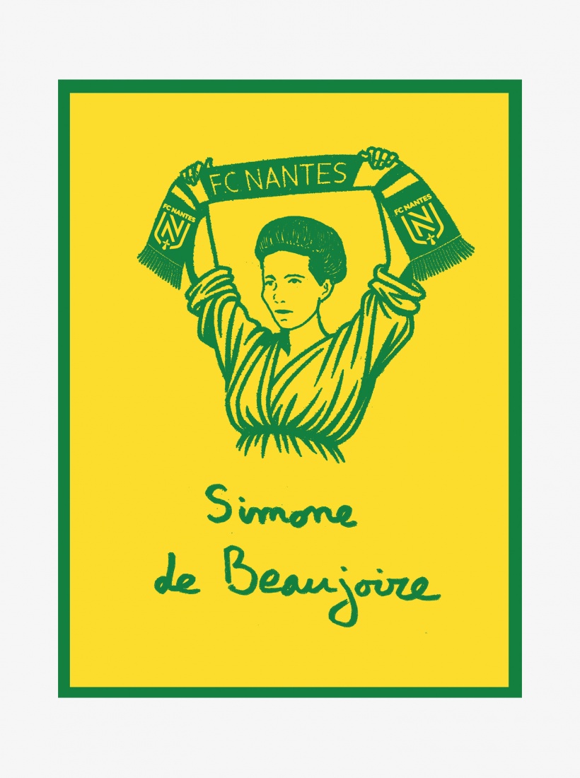 Illustration Simone de Beaujoire FC Nantes