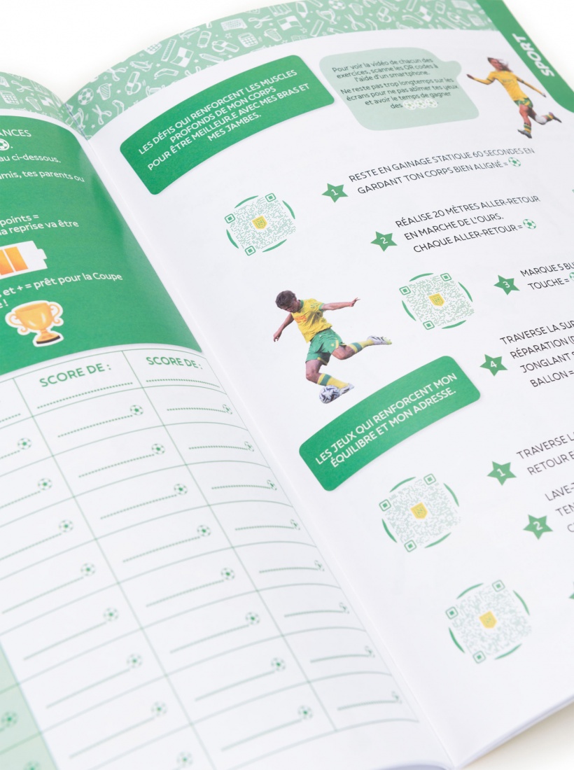 Cahier de Vacances FC Nantes CE1/CE2