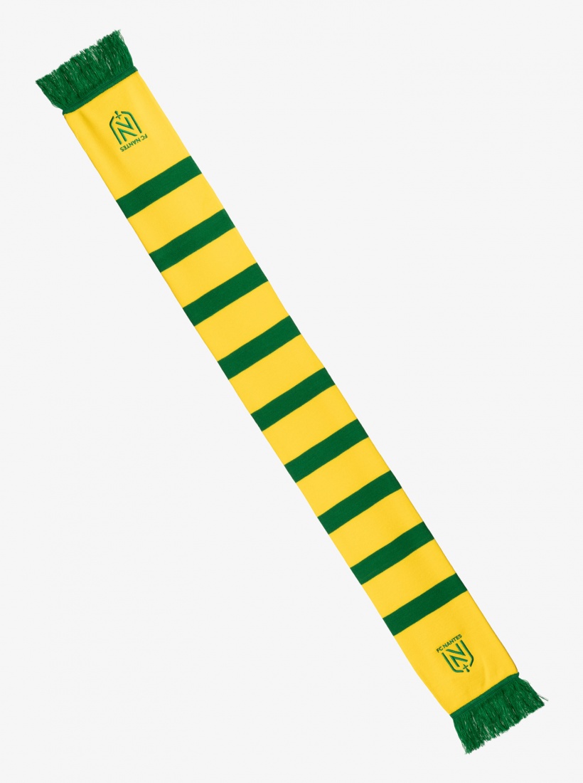 Echarpe Jacquard Rayée Logos
