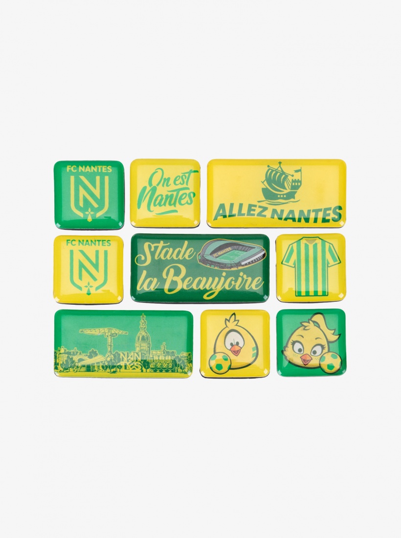 Kit 9 Magnets FC Nantes