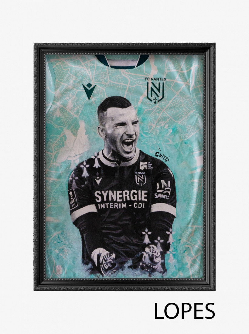 Poster Joueur Sur Maillot FC Nantes