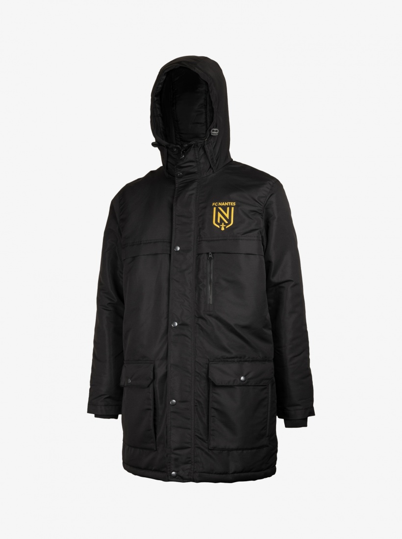 Parka Longue Noire Adulte FC Nantes 24/25