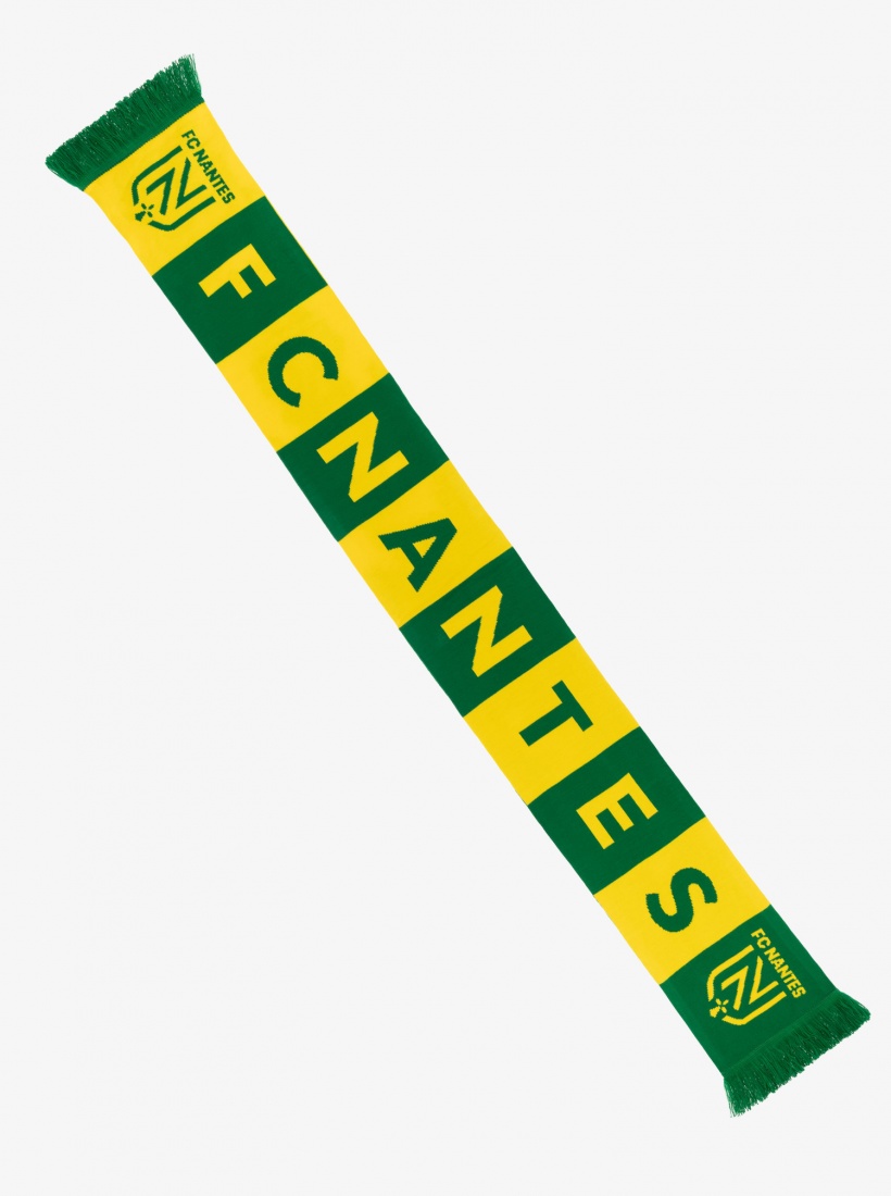Echarpe Jacquard FC NANTES/Jaune&Vert