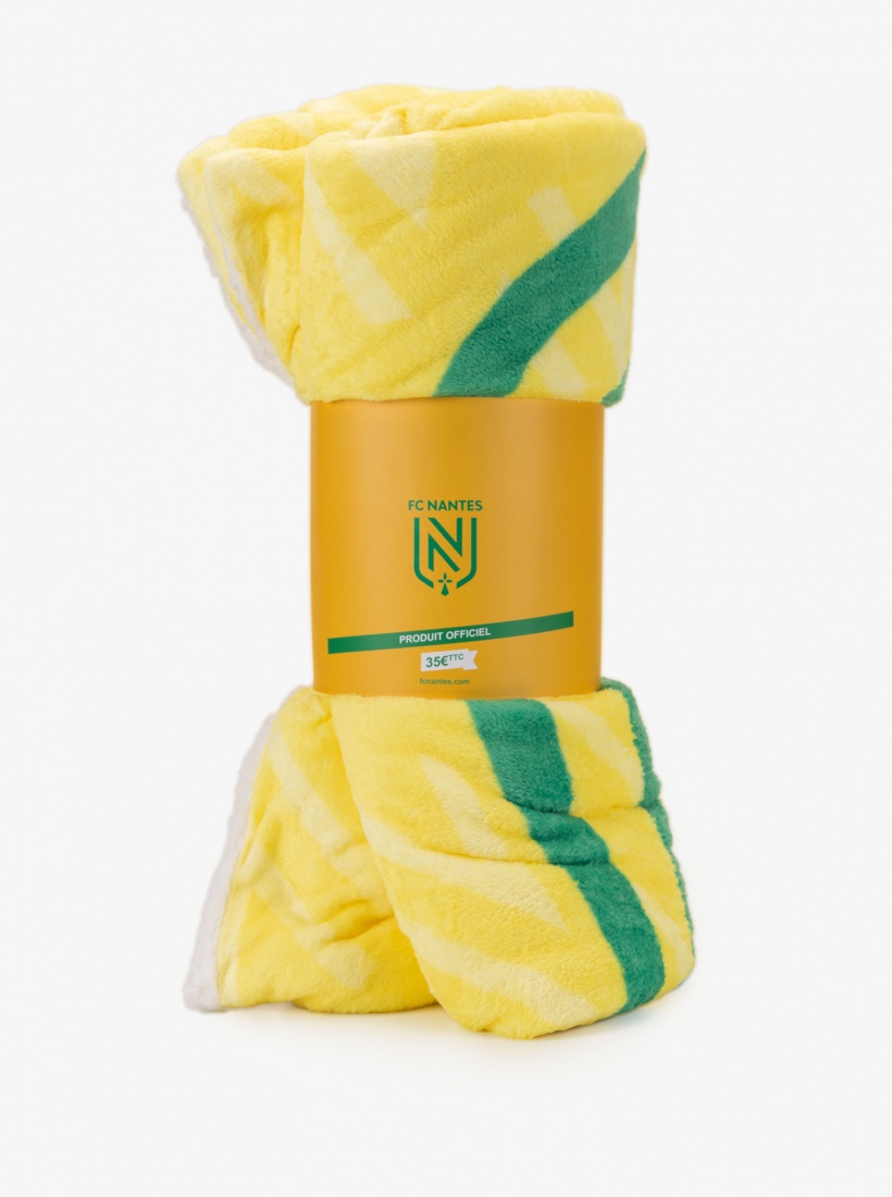 Plaid Sherpa Logo Jaune