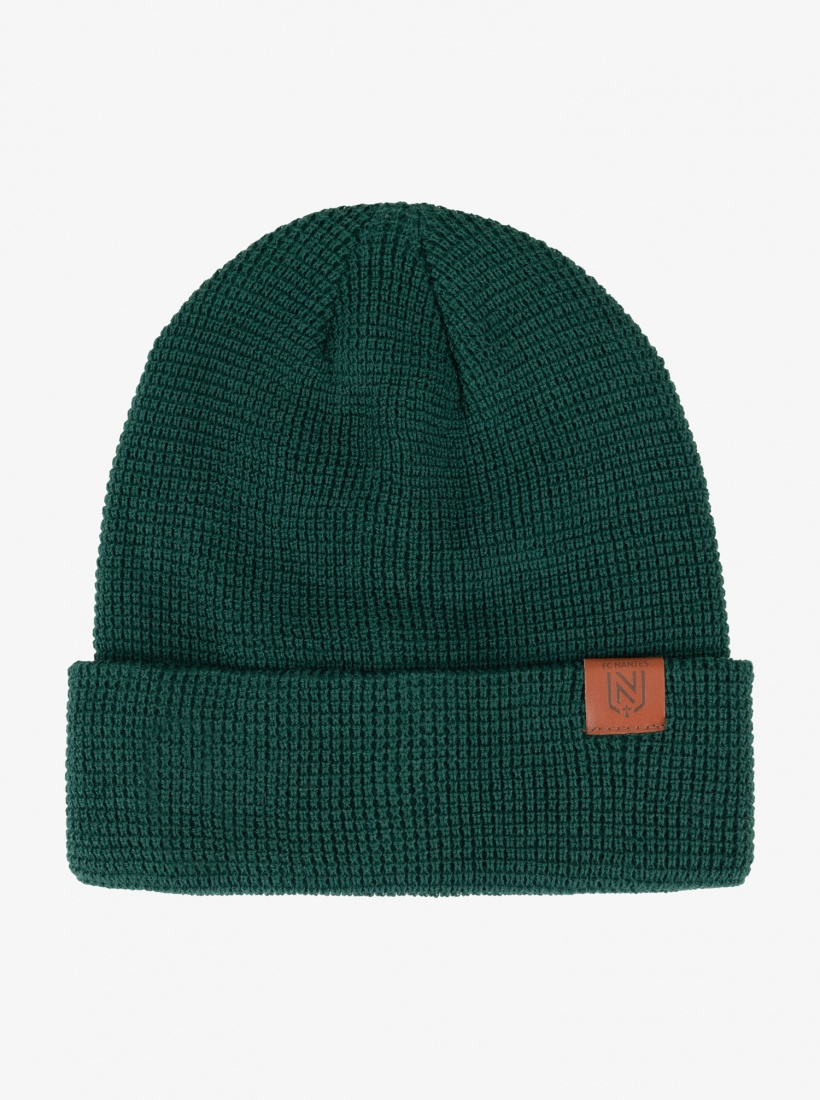 Bonnet Nid D'Abeille Vert