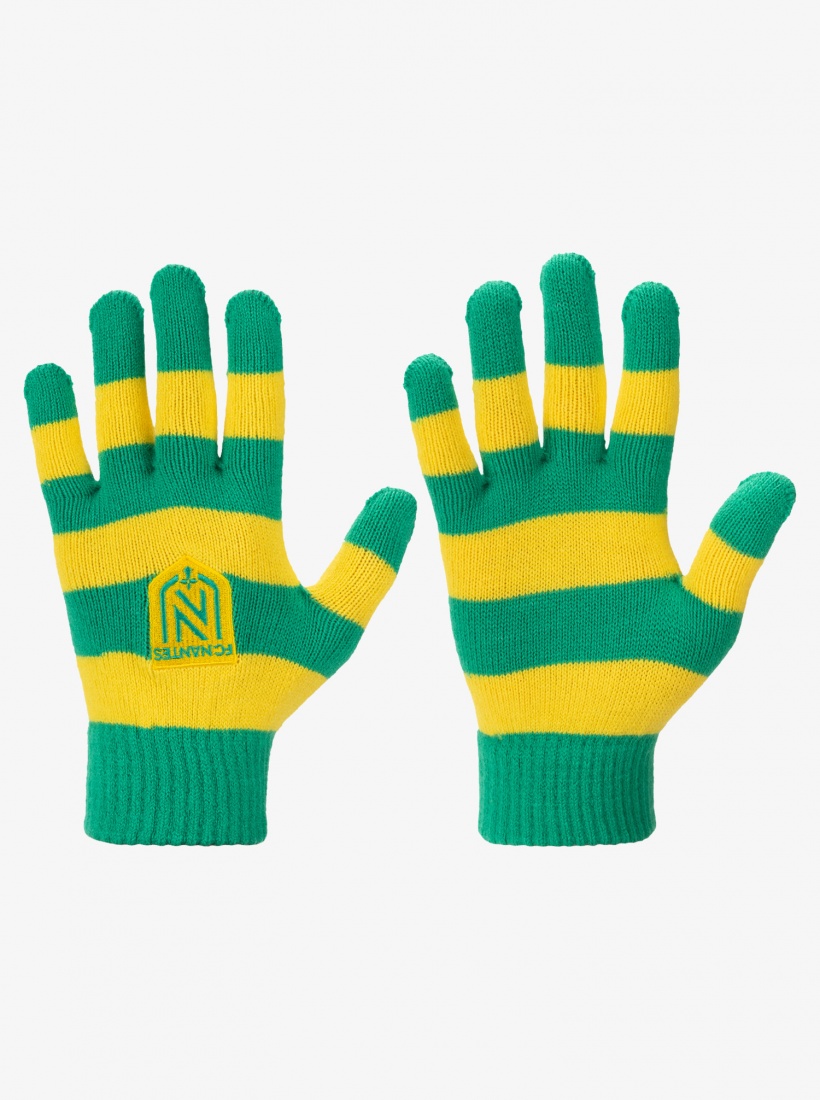 Gants Acryliques Jaune&Vert
