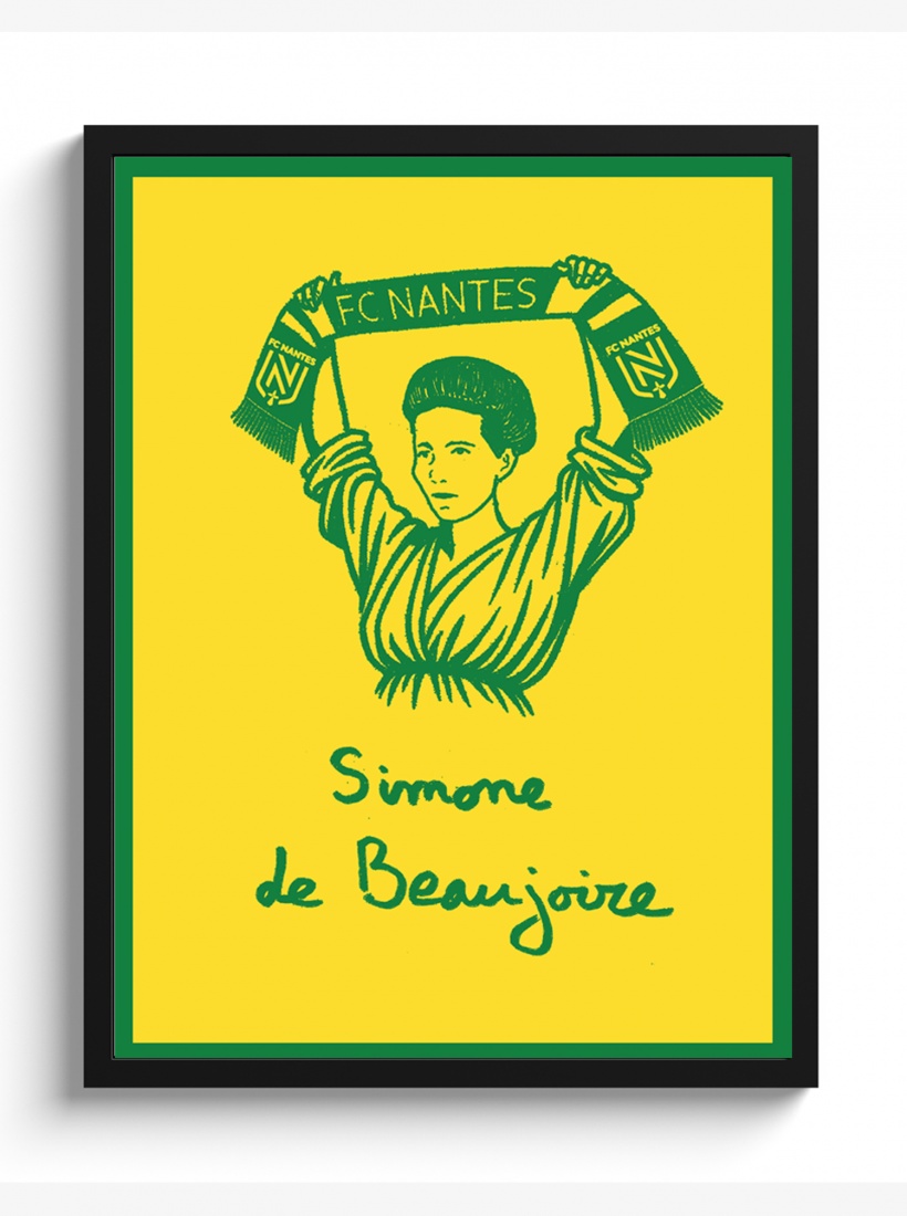 Illustration Simone de Beaujoire FC Nantes