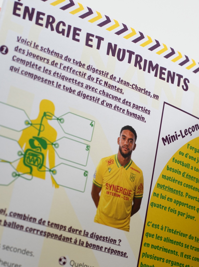 Cahier de Vacances CE1-CE2 FC Nantes