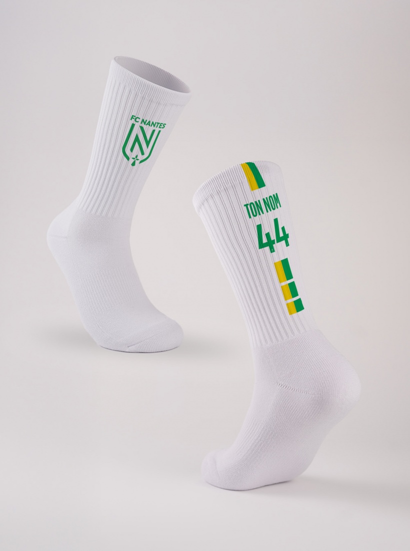 Chaussettes 2 Bandes Bicolores Personnalisables