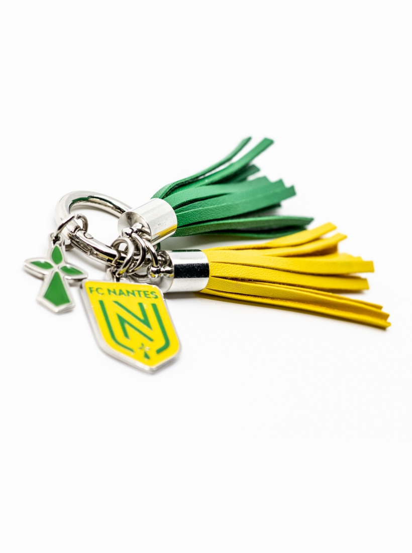 Porte-Clés Pompons Logo/Hermine FC Nantes