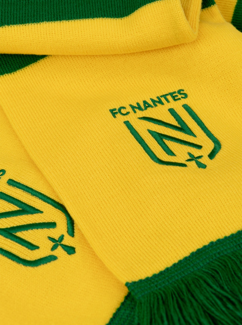 Echarpe Jacquard Rayée Logos