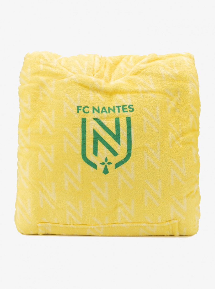 Sweat Plaid Logo Jaune Junior