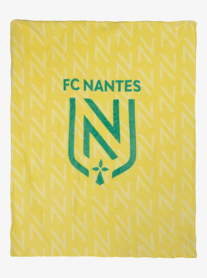 Plaid Sherpa Logo Jaune