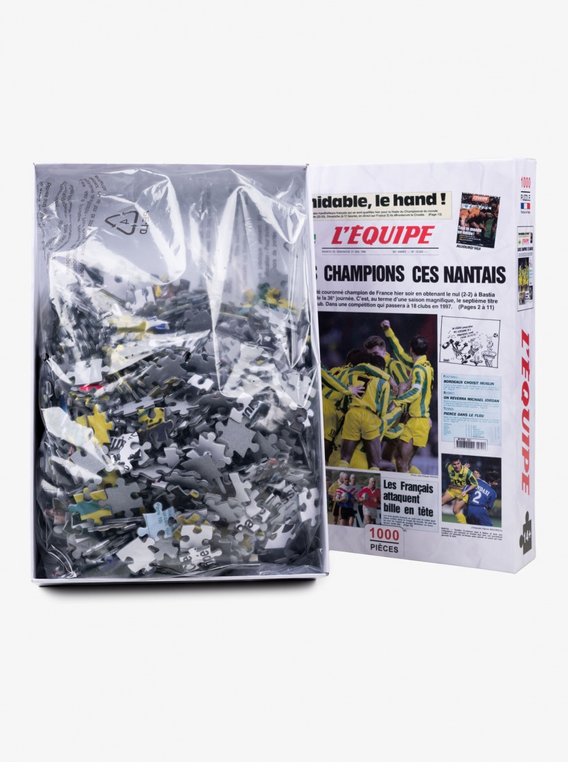 Puzzle Une L'Equipe FC Nantes 1995