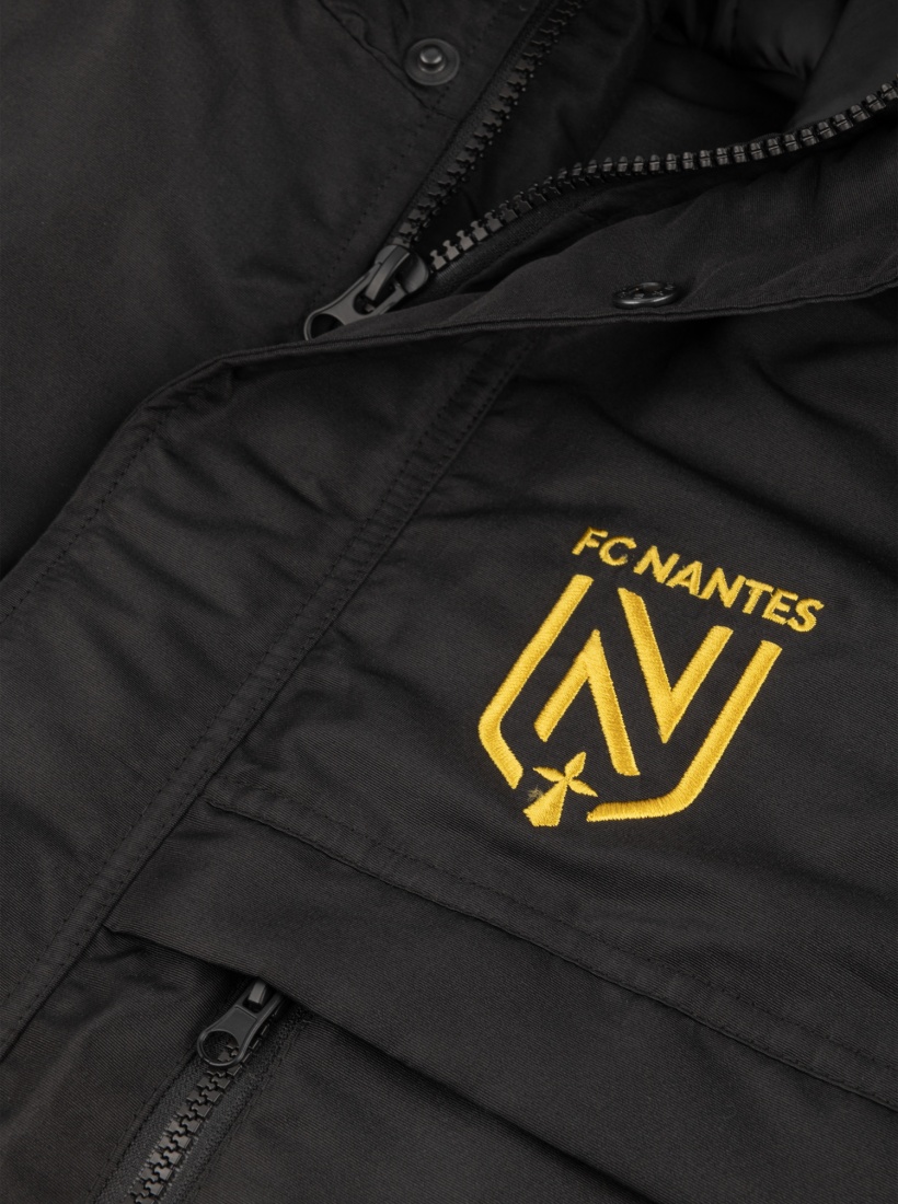 Parka Longue Noire Adulte FC Nantes 24/25