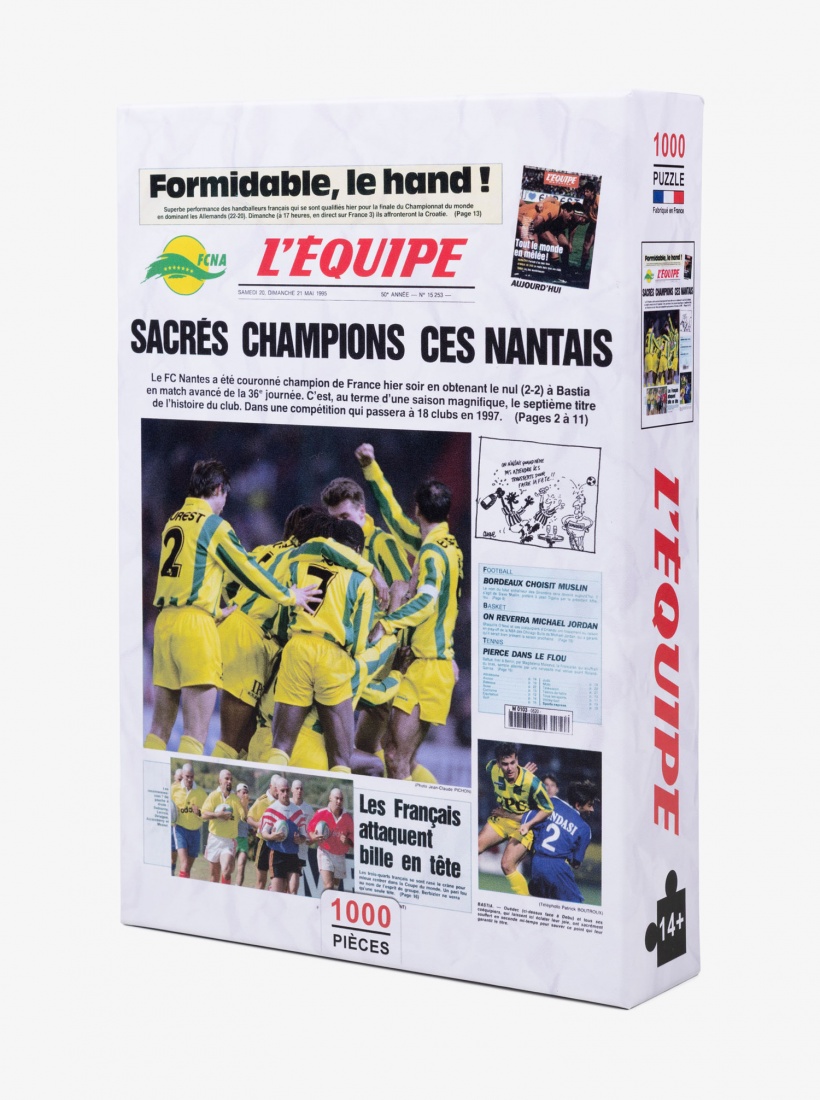 Puzzle Une L'Equipe FC Nantes 1995