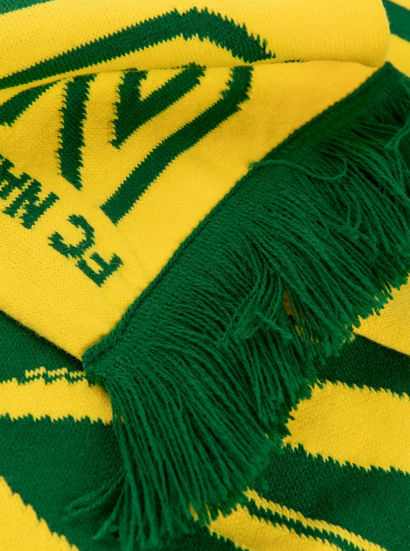 Echarpe Jacquard JAUNE & VERT