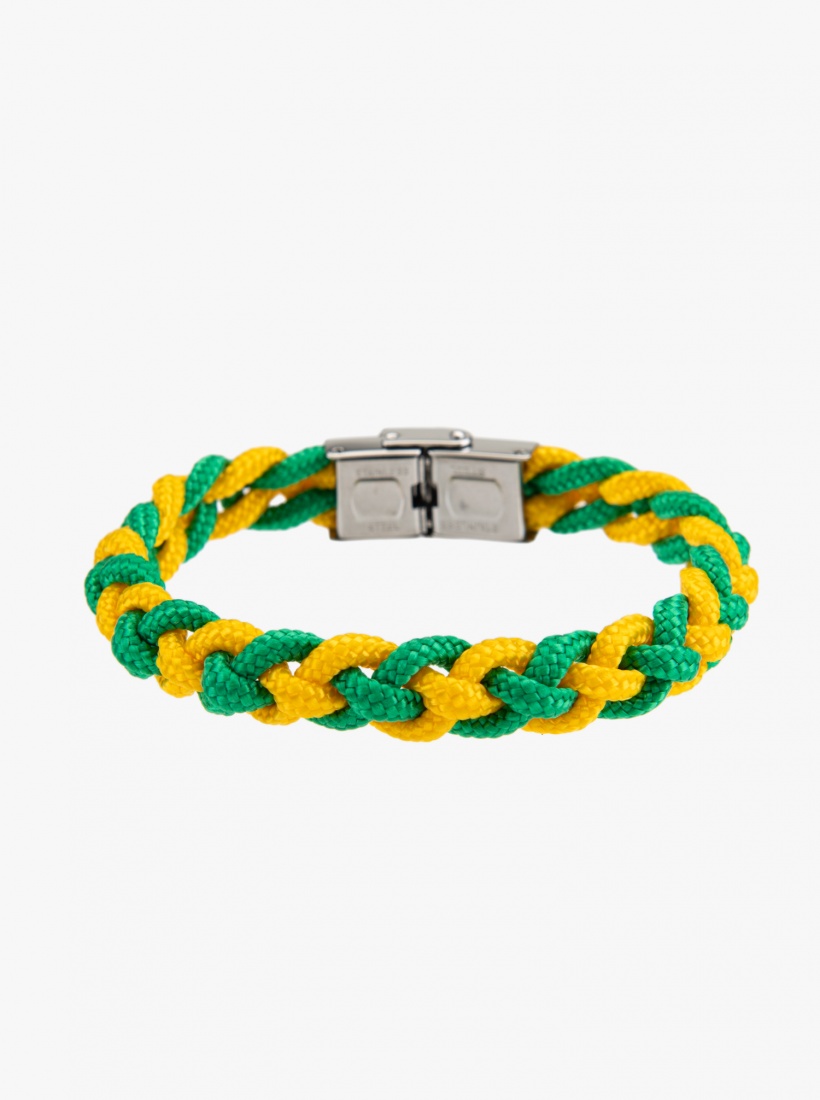Bracelet Tressé Bicolore FC Nantes 24/25