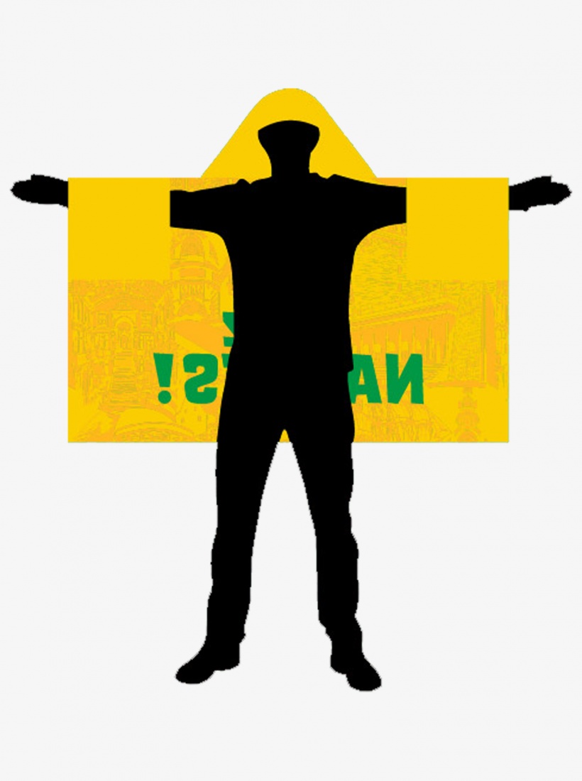 Drapeau/Cape Mascottes Junior